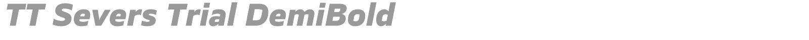 TT Severs font preview